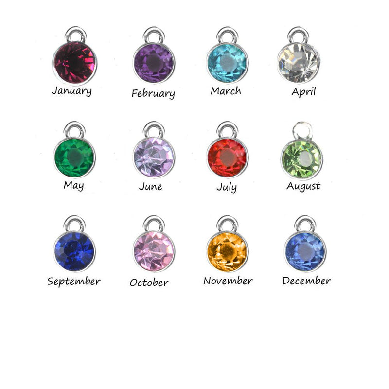 [Australia] - TISDA Birthstone Crystals Necklace,"You are my Sunshine my only Sunshine" Necklace 18" chain October 