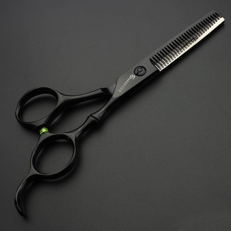 [Australia] - Hairdressing Scissors Hairdressing Scissors 6 inch Black Hairdressing Scissors Set Salon Hairdresser (MD-XGSF-SJ6W) MD-XGSF-SJ6W 