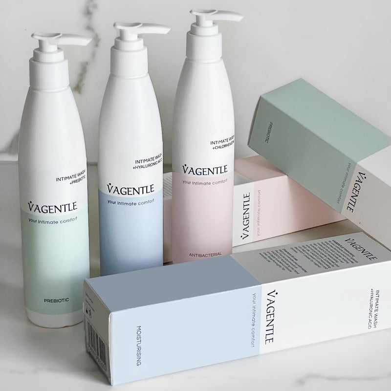 [Australia] - VAGENTLE Hydrating Soap Free Intimate Wash Women with Hyaluronic Acid for Daily Use. Reduces Vaginal Odor Feminine Wash. Proven Laboratory Formula. Vegan. 250ml 