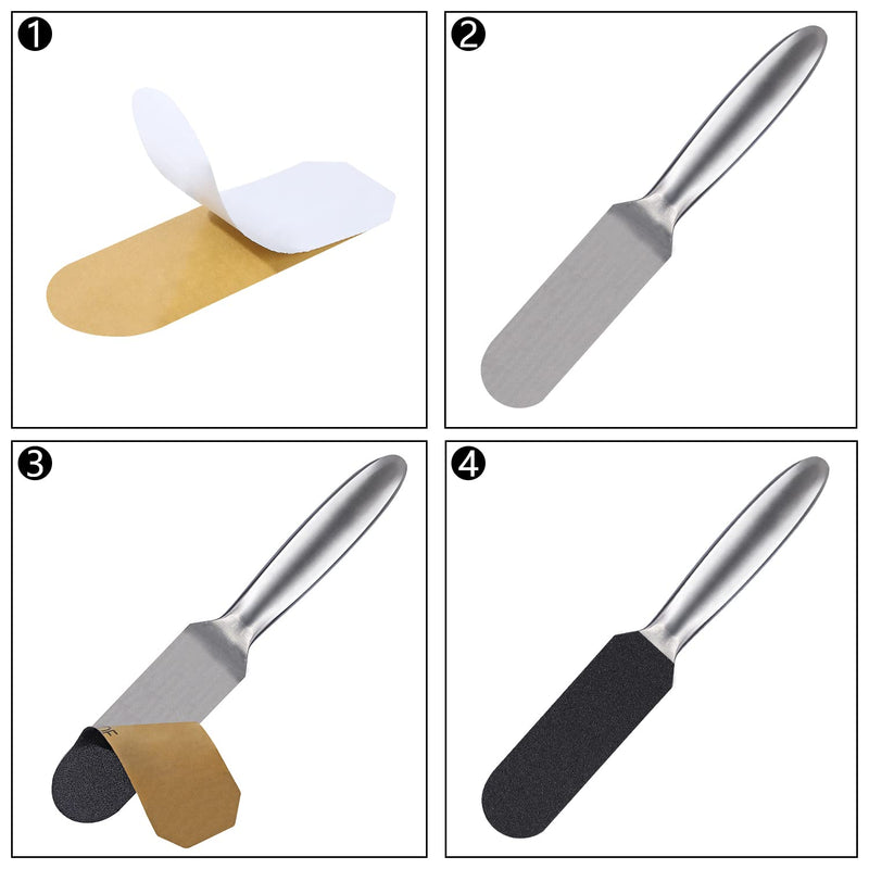 [Australia] - BNG 50pcs Pedicure File Refill Pads Callus Remover for Dead Skin, File Replacement for Stainless Steel Foot Rasp Handle, Professional Refile for Bath Pedicure Salon (#180) #180 