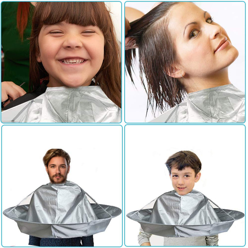 [Australia] - Hair Cutting Cape,Foldable Umbrella Barber Cape,Waterproof Professional Salon Barber supplies,Special Barber Hairdressing Using,Haircut Capes For Adults,Kids Children Home Uses. 