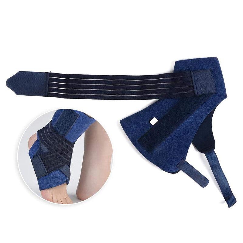 [Australia] - Zyyini Ankle Support Brace, Open Heel Hook and Loop Adjustable Design Foot Drop Support with Breathable Soft Lining XL 