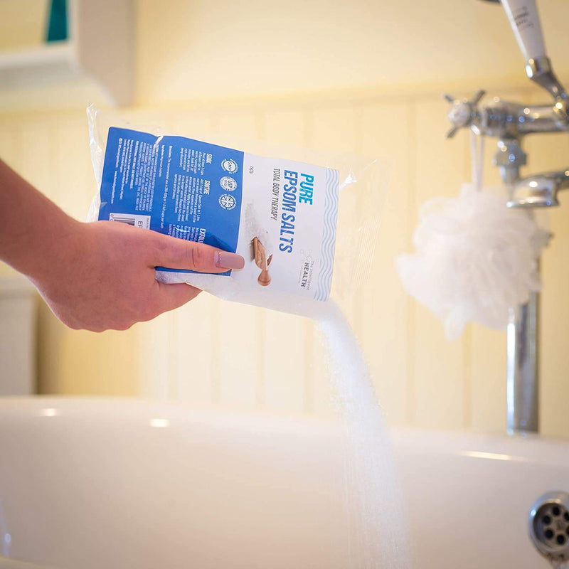 [Australia] - Pure Epsom Salts | Magnesium Sulphate Bath Salt | 10 Kg Pack by The Intelligent Health | Ideal for Relieving Sore Muscles | Reduces Inflammation 