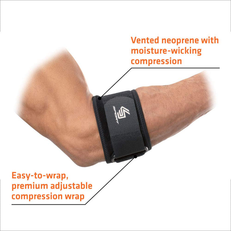 [Australia] - Shock Doctor PRIME Elbow Brace Strap Support, Tennis Elbow, Tendonitis Large-X-Large 