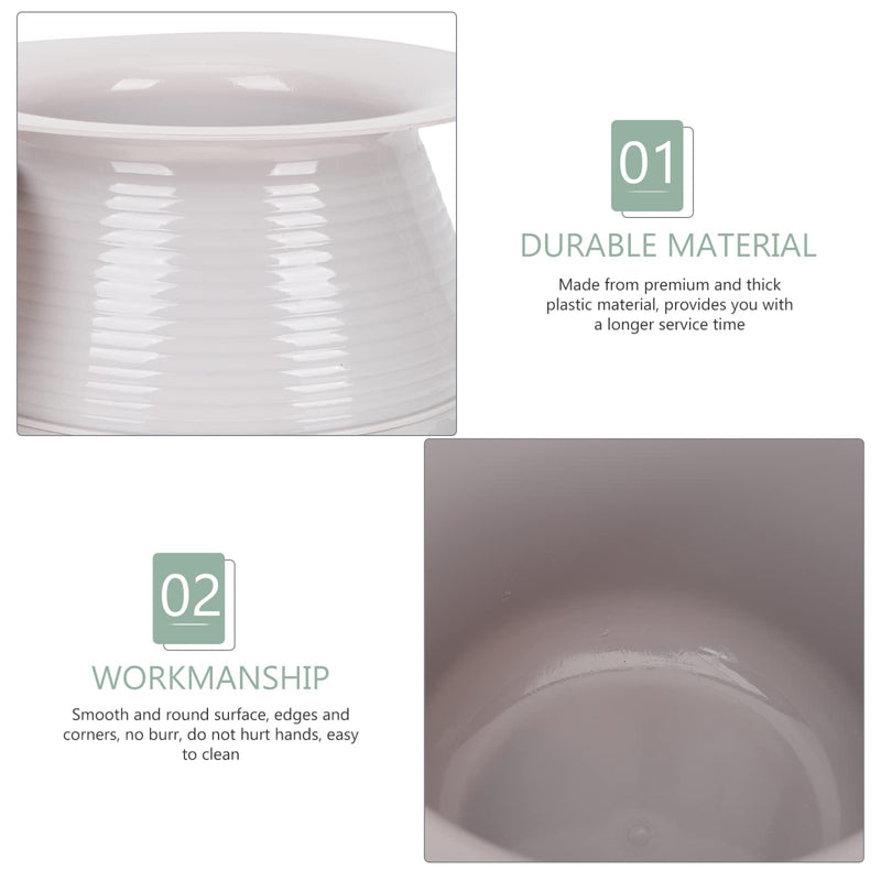 [Australia] - DECHOUS Chamber Pot with Lid and Handle Bedpan Urinal Bottle Urine Pots Potty Pee Bucket Bedside Urinal Plastic Spittoon for Adults Kids 