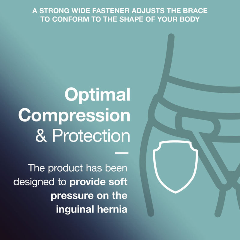 [Australia] - Armor Adult Universal Double Inguinal Hernia Support Brace for Relief of Abdominal Pain and Pressure, Pre and Post Surgery for Men and Women, Tan 