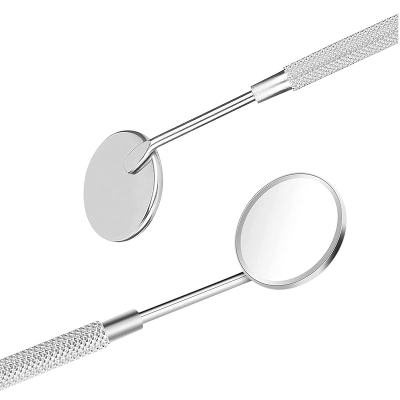 [Australia] - KINZIO Dental Mouth Mirror Oral Teeth Mirror Inspection Mirror Curve Angle Dentist Oral Care Mouth Checking Extension Tool Also uses for Eyelash Extensions. 