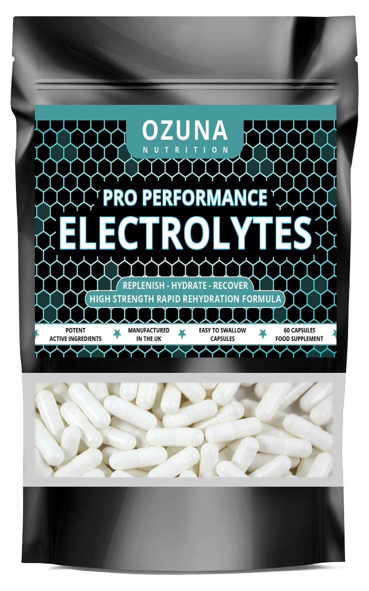 [Australia] - Pro Performance Electrolytes Tablets Rapid Hydration Replenish Lost Minerals & Salts | Suitable for Vegetarians | 60 Capsules 