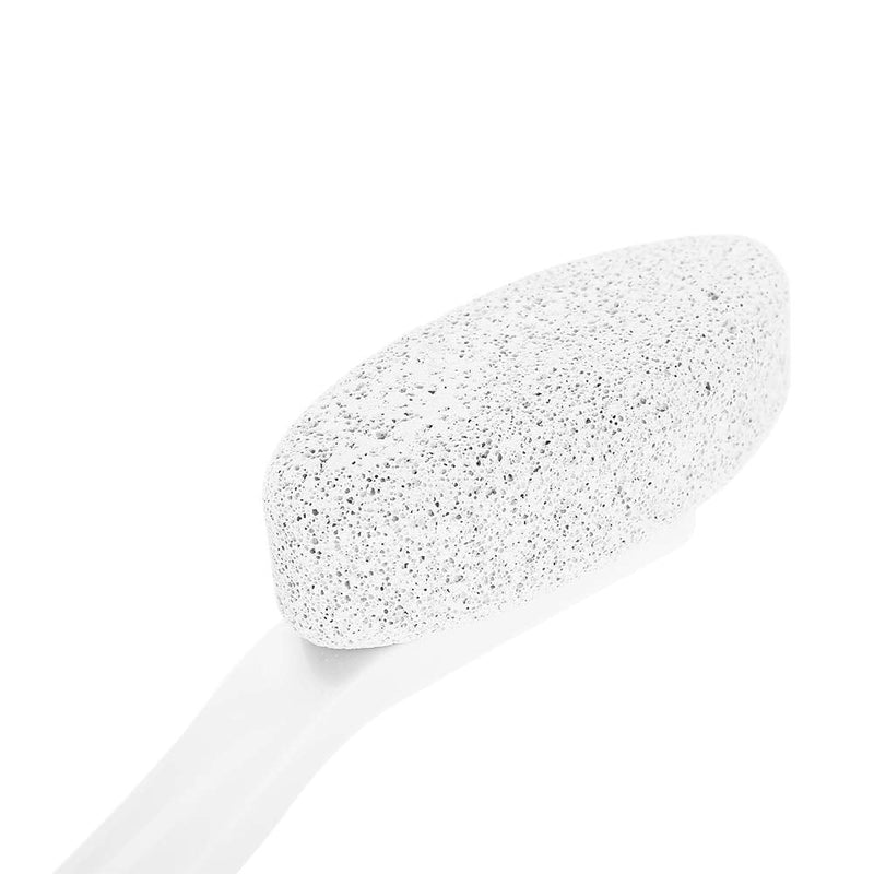 [Australia] - Long Handle Exfoliating Pumice Stone Long Handle to Remove Dead Skin, Cutin Foot Brush with Scrubbing Pumice Stone Foot Massage Cleanser 