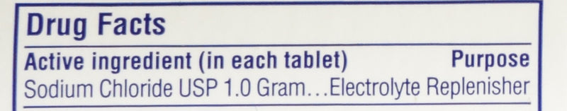 [Australia] - Sodium Chloride Tablets 1 Gm, USP Normal Salt Tablets - 100 Tablets 100 Count (Pack of 1) 