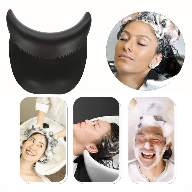 [Australia] - Salon Neck Rest Shampoo Bowl Gel Neck Cushion, Silicone Spa Shampoo Neck Head Rest Cushion, Hairdresser Sinks Shampoo BasinsTrays Neck Support for Hair Washing 