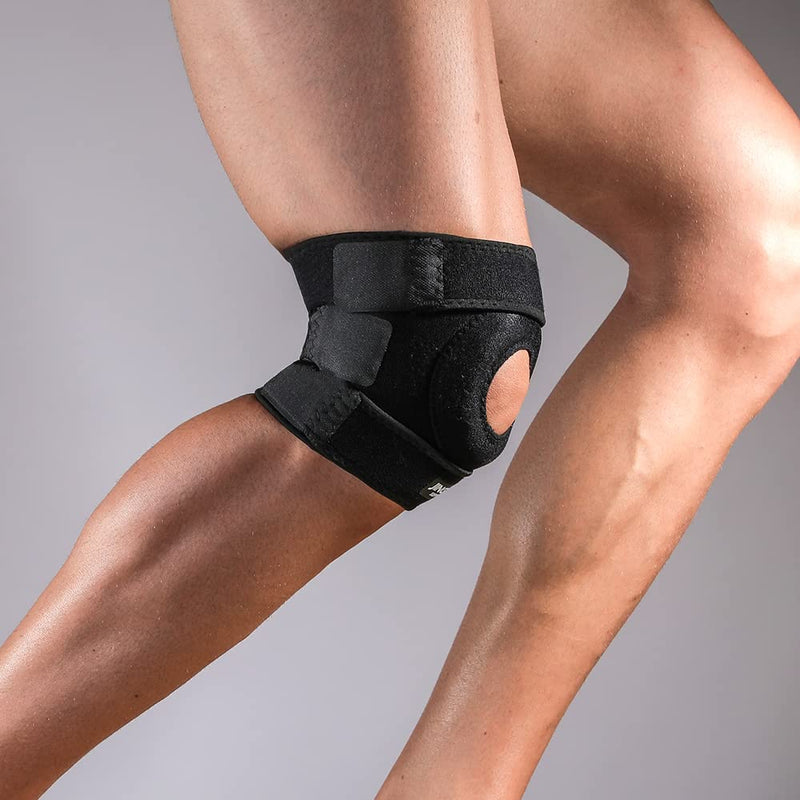 [Australia] - JINGBA Knee Brace ,Adjustable Knee Support Wrap for Knee Pain, Arthritis, ACL,MCL,Joint Pain Relief,Meniscus Tear,Sports.One size fit most people. 