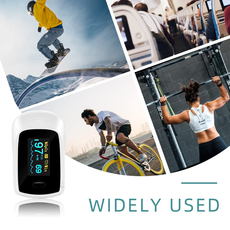 [Australia] - BLT M70B Oxygen Monitor Finger Adults, Fingertip Pulse Oximeter CE Mark Approved, Meet UK Standard, SpO2 Blood Oxygen Saturation Sats Monitor with Heart Rate and Perfusion Index (Includes Batteries) 