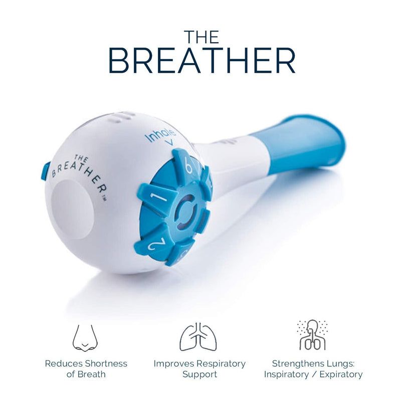 [Australia] - The Breather │ Natural Breathing Lung Recovery Exerciser Trainer for Drug-Free Respiratory Therapy │ Breathe Easier with Stronger Lungs │ FSA/HSA Eligible 