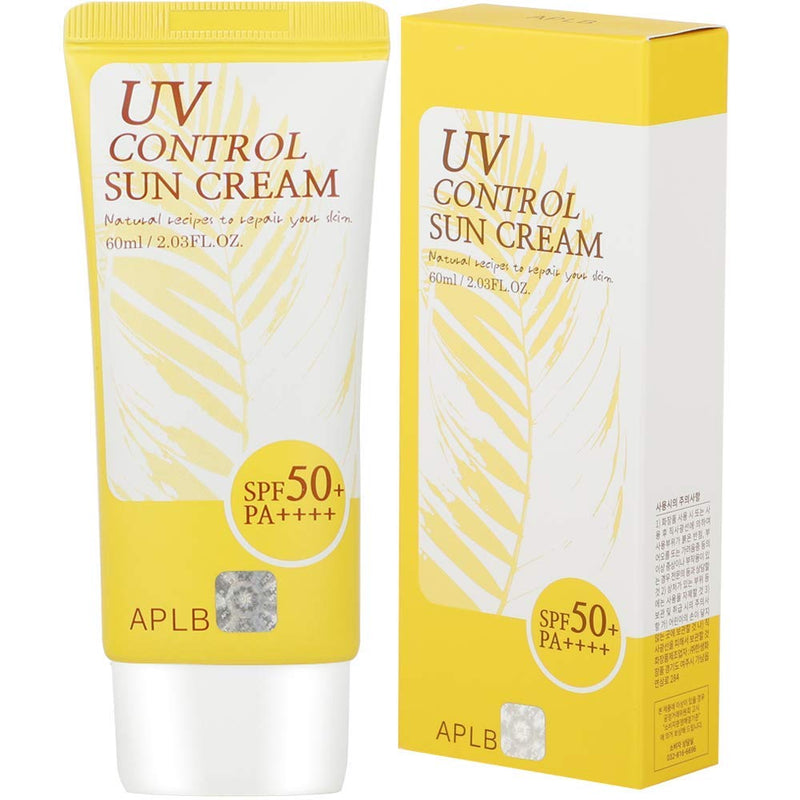 [Australia] - APLB UV Control Sunscreen, SPF 50+/PA++++ 2.03 fl. Oz (60ml) | Korean Skin Care, Non-Greasy & Non-Sticky, Gentle natural ingredients for better protection of UV rays | 
