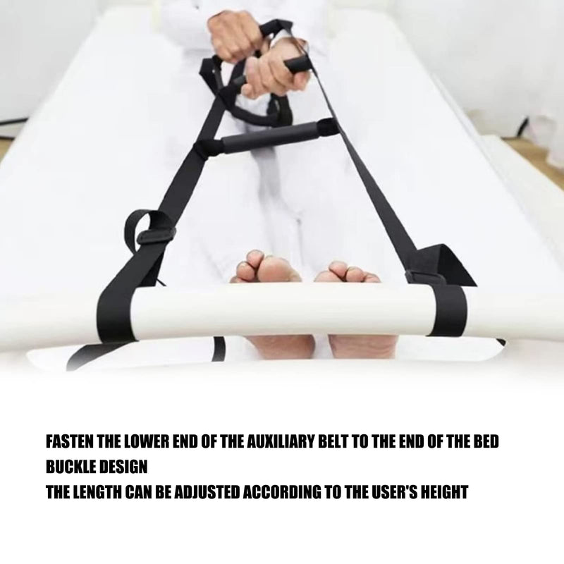 [Australia] - Bed Ladder Assist Strap, Pull Up Assist Device Multi Handle Pregnant Awakening Aids with 4 Handle for Elderly Patient 