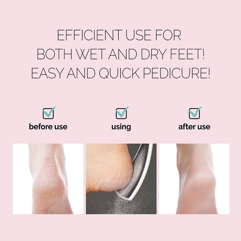[Australia] - F3 Systems S-Line Emery Foot file, Colossal Double-Sided Pedicure Tool, Effective for Cracked Heel, Ergonomic Design for Easy Grip 1 Count (Pack of 1) 