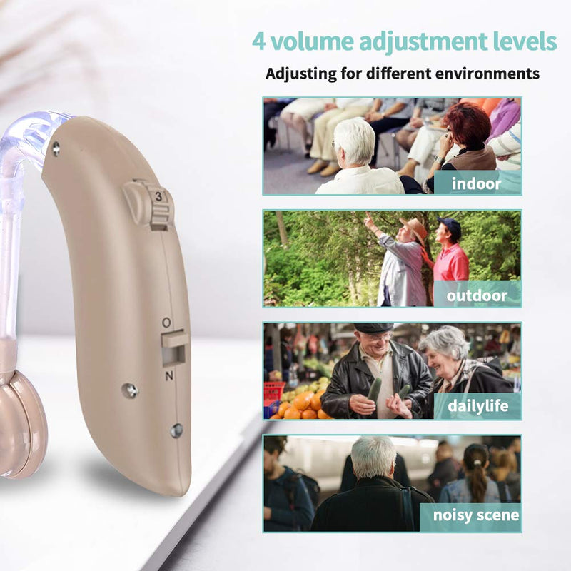 [Australia] - Digital Hearing Aid Sound Amplifiers Noise Cancelling Suitable for Adults and Seniors 