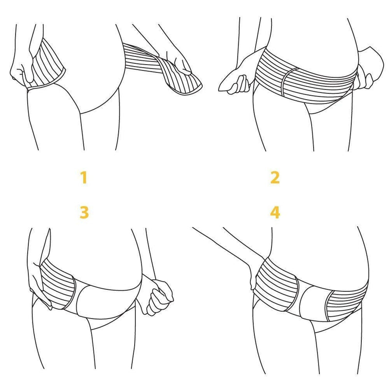 [Australia] - Bracoo Maternity Belt - Adjustable Belly Band for Pregnancy - Relieve Tired Muscles, Support for Prenatal and Postpartum Comfort, MS61, Pink, One Size One Size (Pack of 1) 