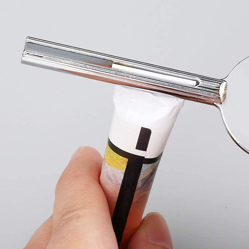 [Australia] - Hsthe Sea 6 pieces metal toothpaste squeezer squeeze tube stainless steel tube squeezer key roll tube creams colour squeezer tool for bathroom 