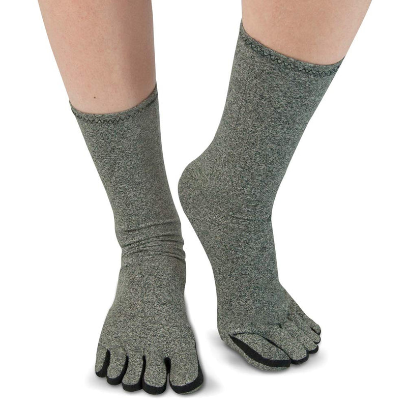 [Australia] - IMAK Compression Arthritis Socks - Socks that Brace Feet to Support Chronic Pain Relief - Medium Medium (1 Pair) 