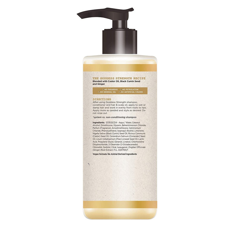 [Australia] - Carol’s Daughter Goddess Strength Leave In Conditioner with Castor Oil for Curly, Wavy, Natural Hair, Anti-breakage Treatment and Detangler, Add Moisture to Dry, Damaged Hair, 10 fl oz 