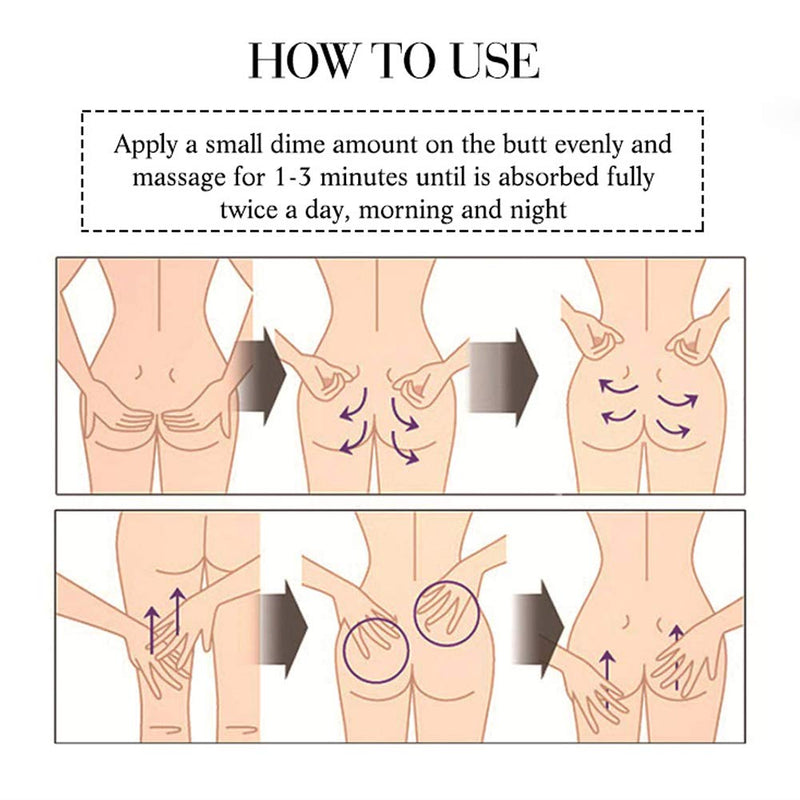 [Australia] - Hip Up Big Buttock Cream, Mild and Non-irritating Bigger Buttock Firm Massage Cream Sexy Hip Lift Up Plump Cream for Women and Men 