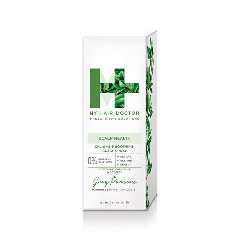 [Australia] - My Hair Doctor Spray For Scalp Psoriasis, Repair Dry, Itchy, Flaky & Sensitive Scalp & Dandruff, Soothing & Calming Vegan Haircare with Chamomile Extract, 150ml 
