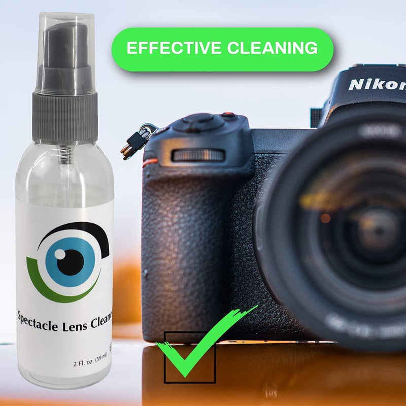 [Australia] - Lens Cleaner 1 x 59ml, 1 Fl oz Bottle Eyeglasses, Glasses, Cameras and Other Lenses - Alcohol Free Cleaning Solution Spray Suitable for All Coatings by Sports World Vision 