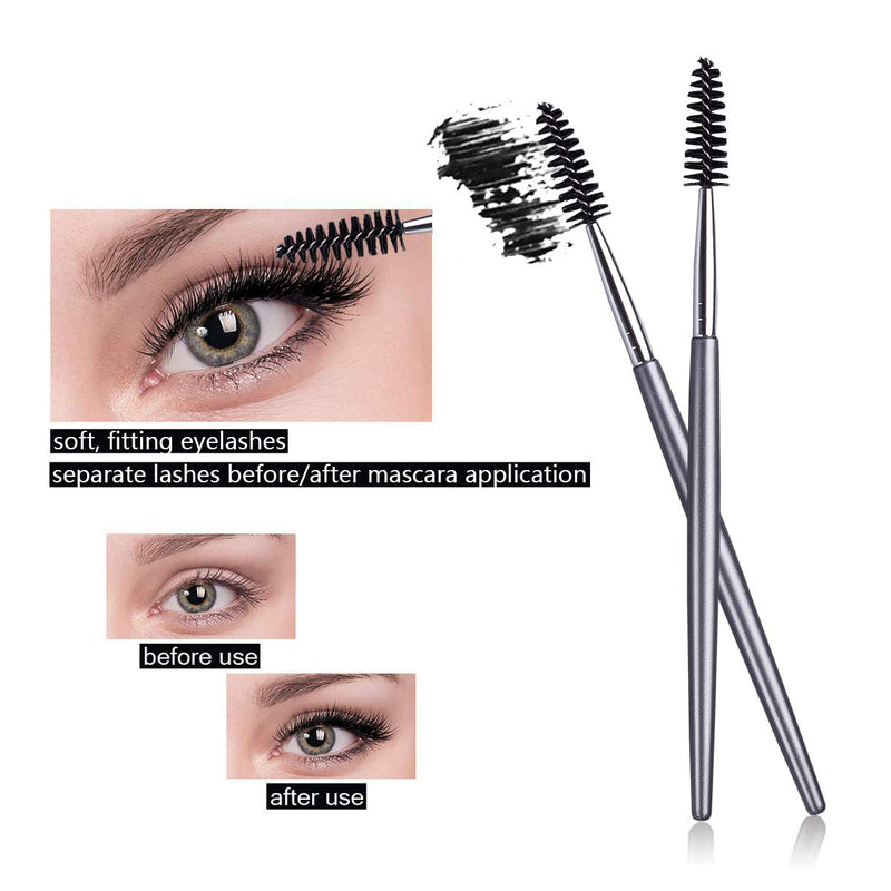 [Australia] - FITDON Eyelash Mascara Brushes Wands Applicator, Eyebrow Spoolie Makeup Brush Kit 12PCS eyelash brush 