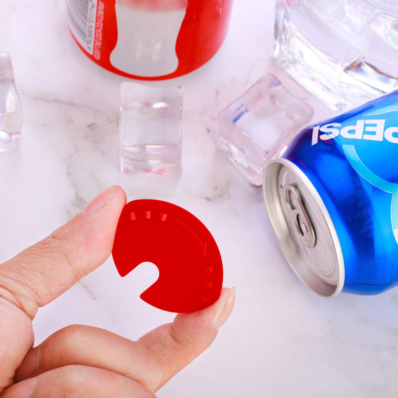 [Australia] - 15 Pieces Beverage Can Lid Beverage Can Closure Drink Tops Cover Can End Seal Closure for Beer Soda Canned Drinks in Random Color 
