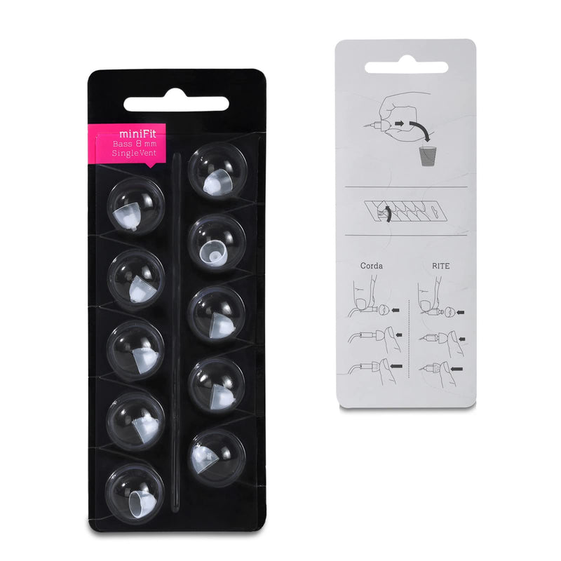 [Australia] - Hearing Aid Domes for Oticon Replacements,Oticon Minifit Single Vent Bass Domes (8 mm/2 Pack）,Universal Domes for Oticon Hearing Aid Supplies 