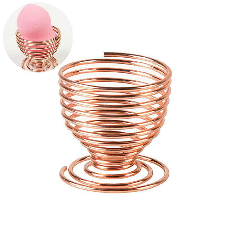 [Australia] - AKOAK 1 Pack Anti-mold Beauty Egg Drying Rack Puff Storage Rack Puff Display Stand (rose gold) rose gold 