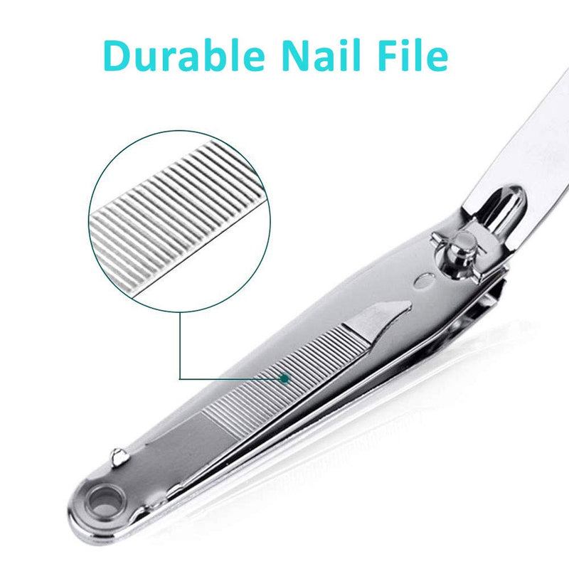 [Australia] - Nail Clippers - Built in Nail Files Heavy Duty Stainless Steel, Suitable for Thick Fingernail Toenail Clippers Cutter for Men and Women 