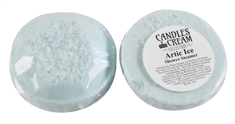 [Australia] - Candles and Cream Arctic Ice Shower Steamer-Aromatherapy & Stress Relief, Restore & Soothe Body-Set of 2 