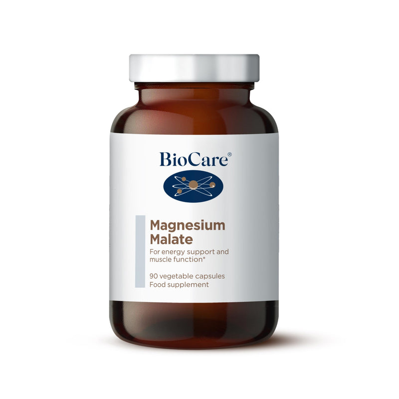 [Australia] - BioCare Magnesium Malate | Provides A Complex of Malic Acid and Magnesium for Energy Support and Muscle Function | Suitable for Vegetarians and Vegans - 90 Capsules 