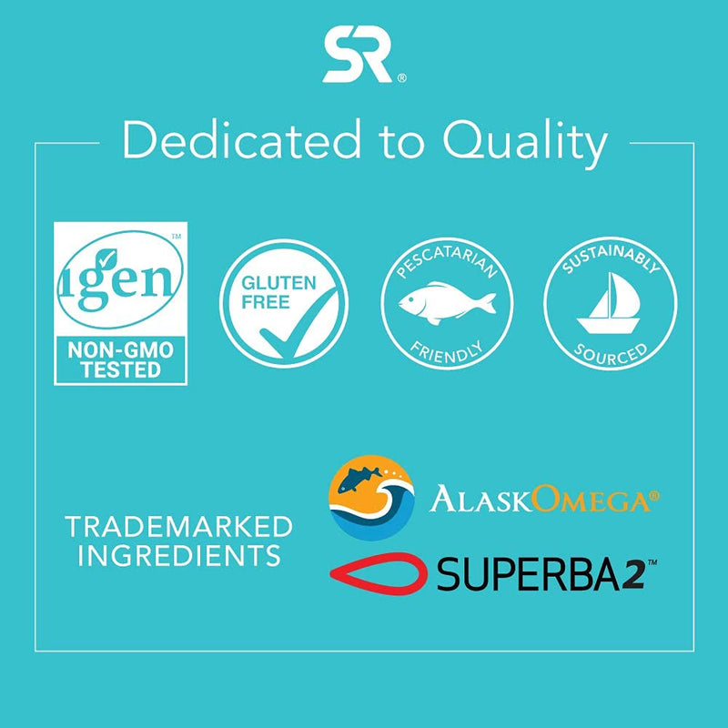 [Australia] - Total Omega-3 Fish Oil from Wild Sockeye Salmon, Alaskan Pollock, Antarctic Krill Oil, Astaxanthin + Phospholipids & Wax Esters for Better Absorption | 960mg of EPA & DHA Fatty Acids (120 Softgels) 