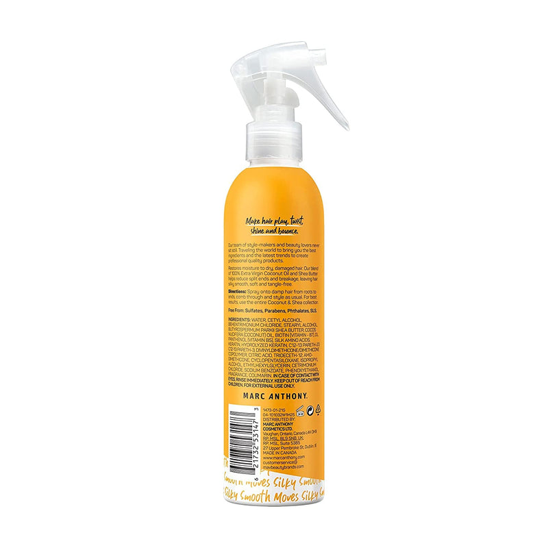 [Australia] - Marc Anthony 100 Extra Virgin Oil Shea Butter LeaveIn Conditioner Ounce Spray Can, Coconut, 8.4 Fl Oz 