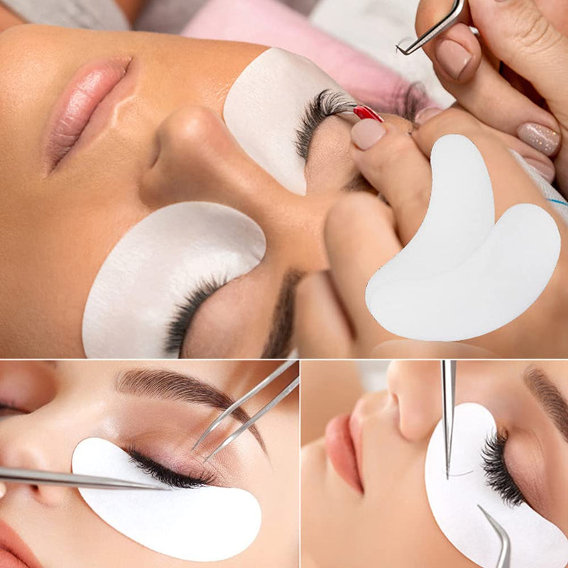 [Australia] - Eye Gel Pads, Lint Free Eyelash Patches, 100 Pairs Under Eye Gel Pads for Pro Salon and Individual Eyelash Extension 