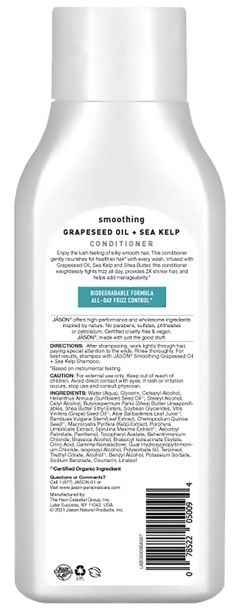 [Australia] - Jason Conditioner, Smooth Sea Kelp, 16 Oz (Packaging May Vary) 1 Pound (Pack of 1) 