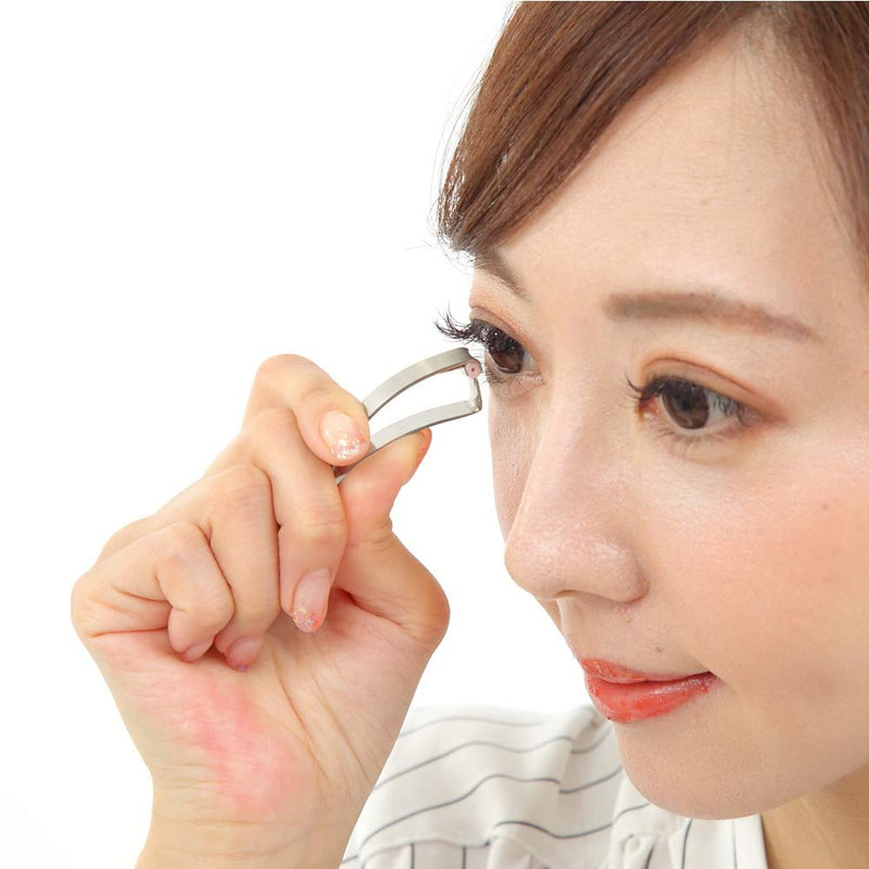 [Australia] - Preo Prima Shogyo Japanese Partial Eyelash Curler | Inner Corner/Outer Corner Precision Lash Curl Up tool | Made In Japan (Included 2 Replacement Rubber) | C-180 