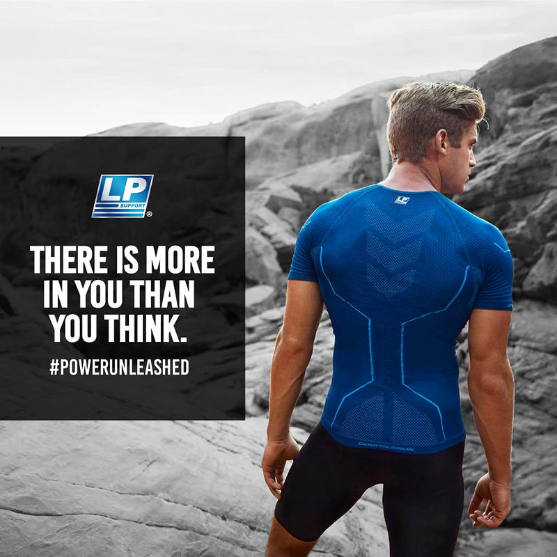 [Australia] - LP SUPPORT 758CA Extreme Knee Support Functional Brace with Open Patella Design, Additional Donut-Shaped Patella Pad and Adjustable Hook and Loop Closure - One Size Fits All 