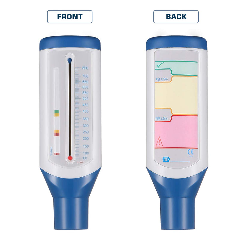 [Australia] - ULTECHNOVO Protable Personal Spirometer Peak Flow - Expiratory Flow Meter - Spirometry Lung Function Recovery Training Device - Breathing Function Monitor for Adult 