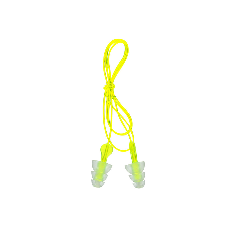 [Australia] - Peltor Sport Tri-Flange Corded Reusable Earplugs, 3-Pair Per Pack 3 Pair 