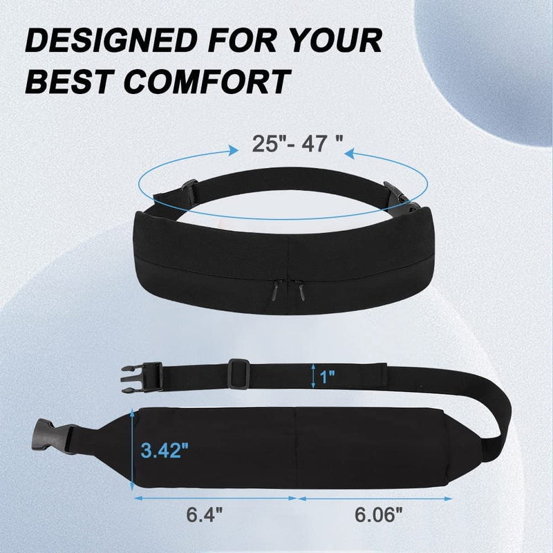 [Australia] - Comfortable No Bounce Lightweight Medical Wide Band Holder Accessories for Men Women Diabetic Belt for Running or Travel Adjustable Insulin Pump Belt 