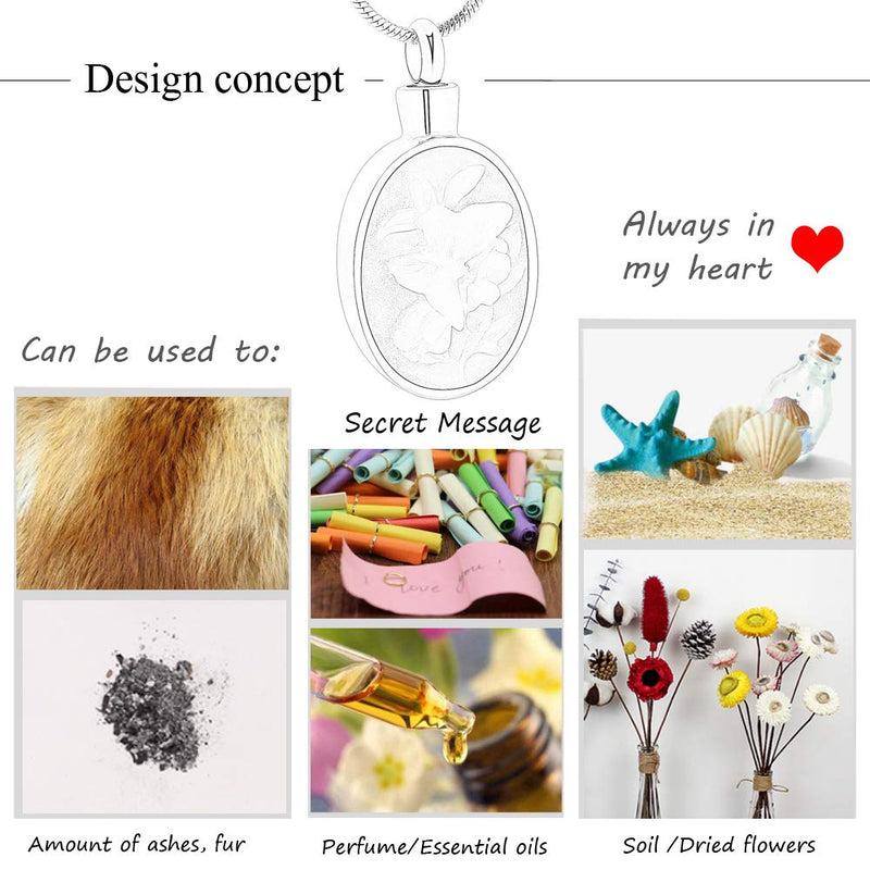 [Australia] - zeqingjw Butterfly Cremation Jewelry for Ashes Memorial Lockets Urn Necklace for Ashes Pendants Stainless Steel Keepsake Jewelry for Ashes Gold 