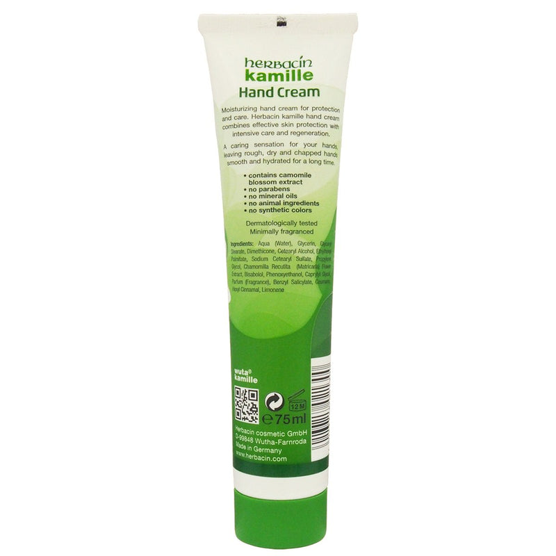 [Australia] - Herbacin Wuta Kamille Hand Cream Tubo 75ml 