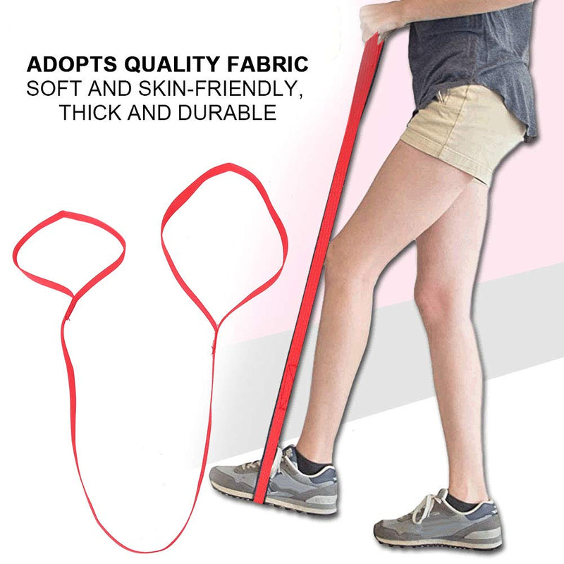 [Australia] - Leg Lifter Strap Durable & Rigid Hand Strap & Foot Loop Portable Disabled Elderly Leg Lifting Strap Foot Lifting Device Leg Mobility Aid 