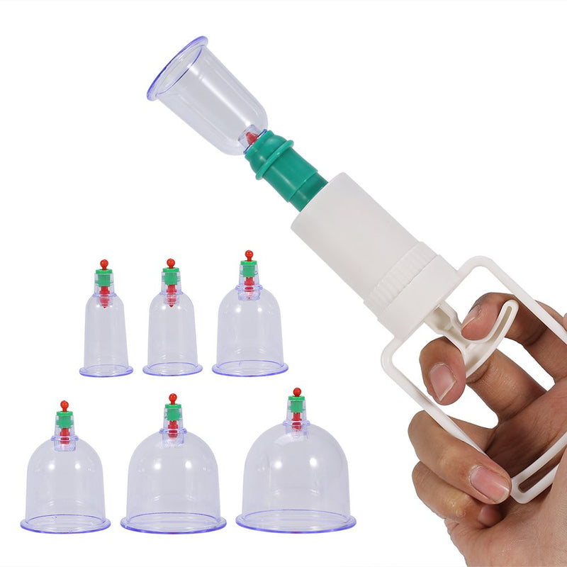 [Australia] - Cupping set, cupping glass set, cupping glasses Professional Chinese cupping therapy set with pump handle and 12 suction cups for the vacuum cupping set 