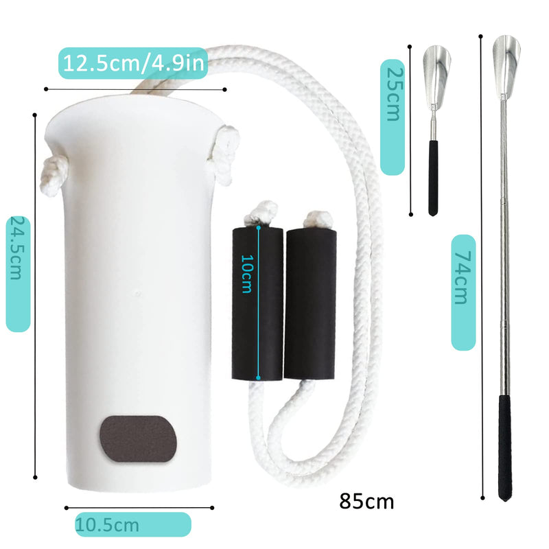 [Australia] - Sock Aids for Putting Socks On and Off, Sock Helper Puller Aid and Shoe Horn Set, Easy Pull Sock Aid for Elderly, Pregnant and Disabled 